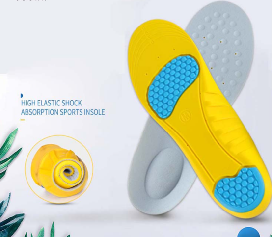 High-Elastic-Shock-Absorption-Breathable-Sports-Insole-PU-Insole