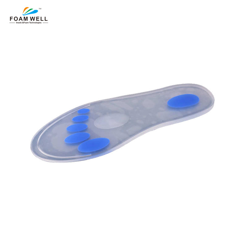Silicone Gel Shoe Insole for Plantar Fasciitis
