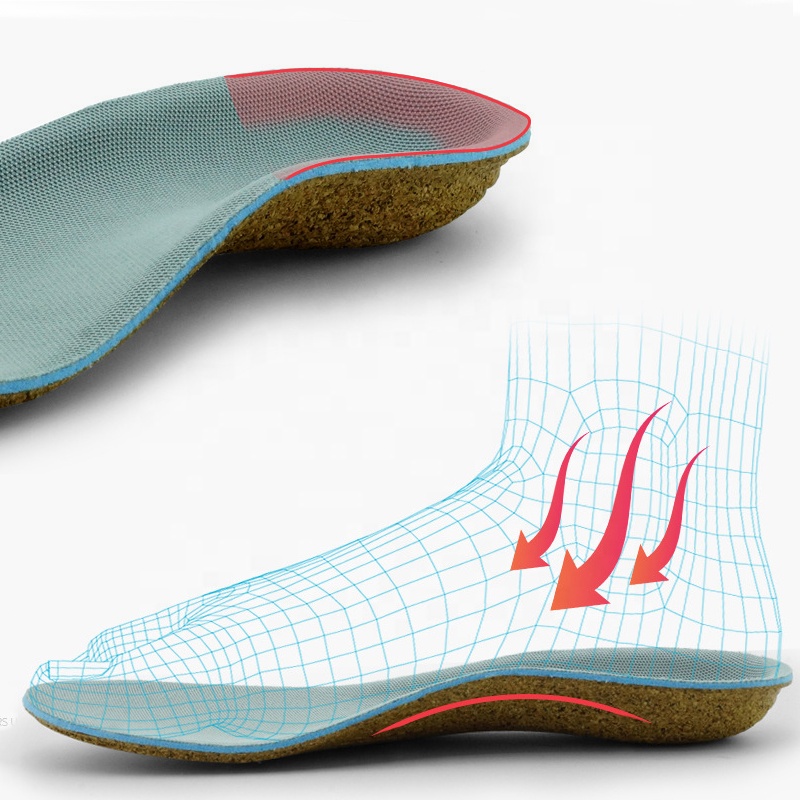 Cork Orthotic Insole Foamwell