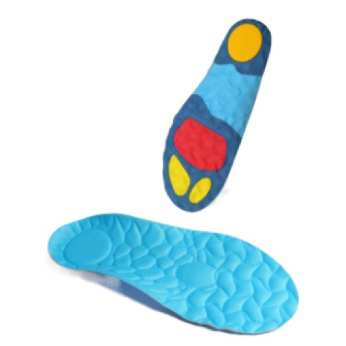 FM-161 Foot Massage Coll Heel Shock Absorption Insoles For Leisure Time
