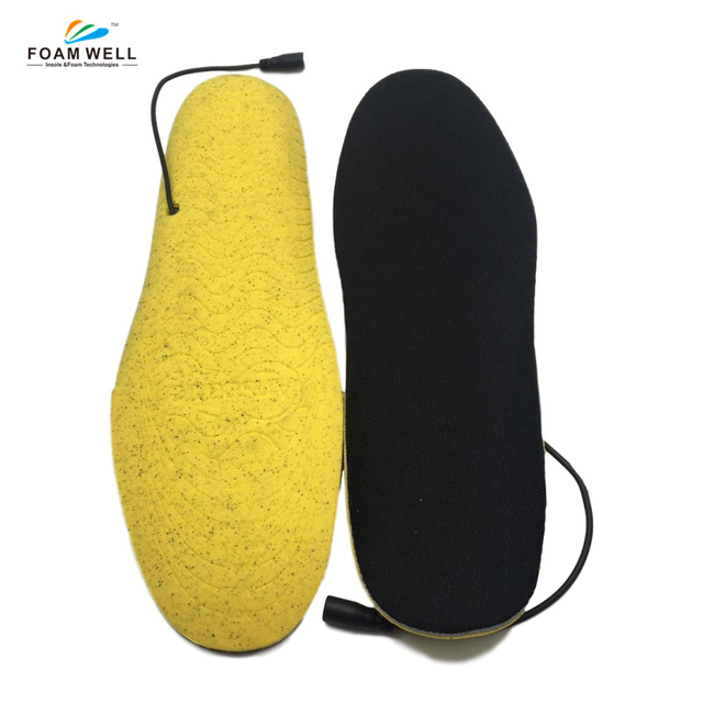 USB Rechargeable Foot Warmers Heated Shoe Insoles