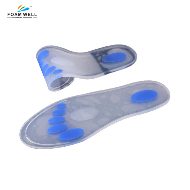 Silicone Gel Shoe Insole for Plantar Fasciitis