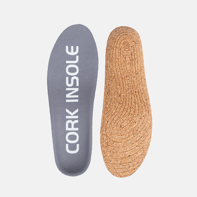 Orthotic cork insole Anti fatigue insoles high quality breathable deodorization arch support 